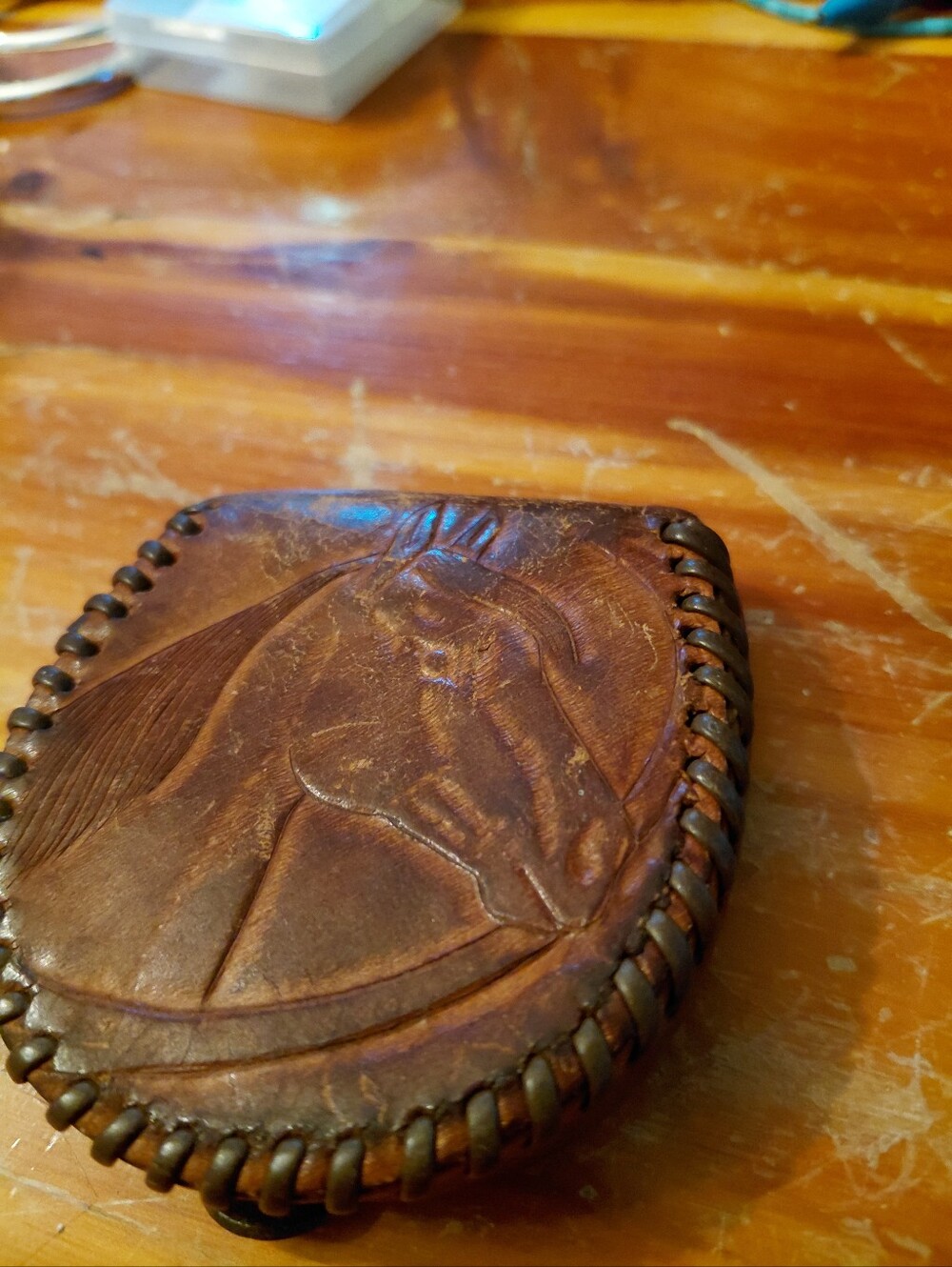 Genuine Leather Vintage Coin Holder